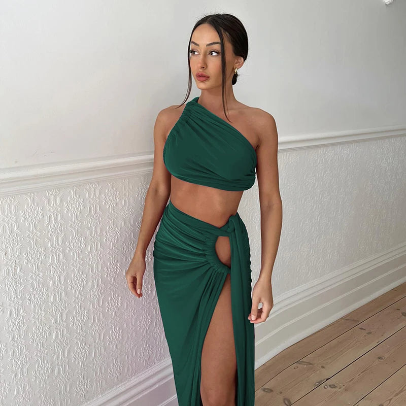 Milaan | Tweedelige set met ruches