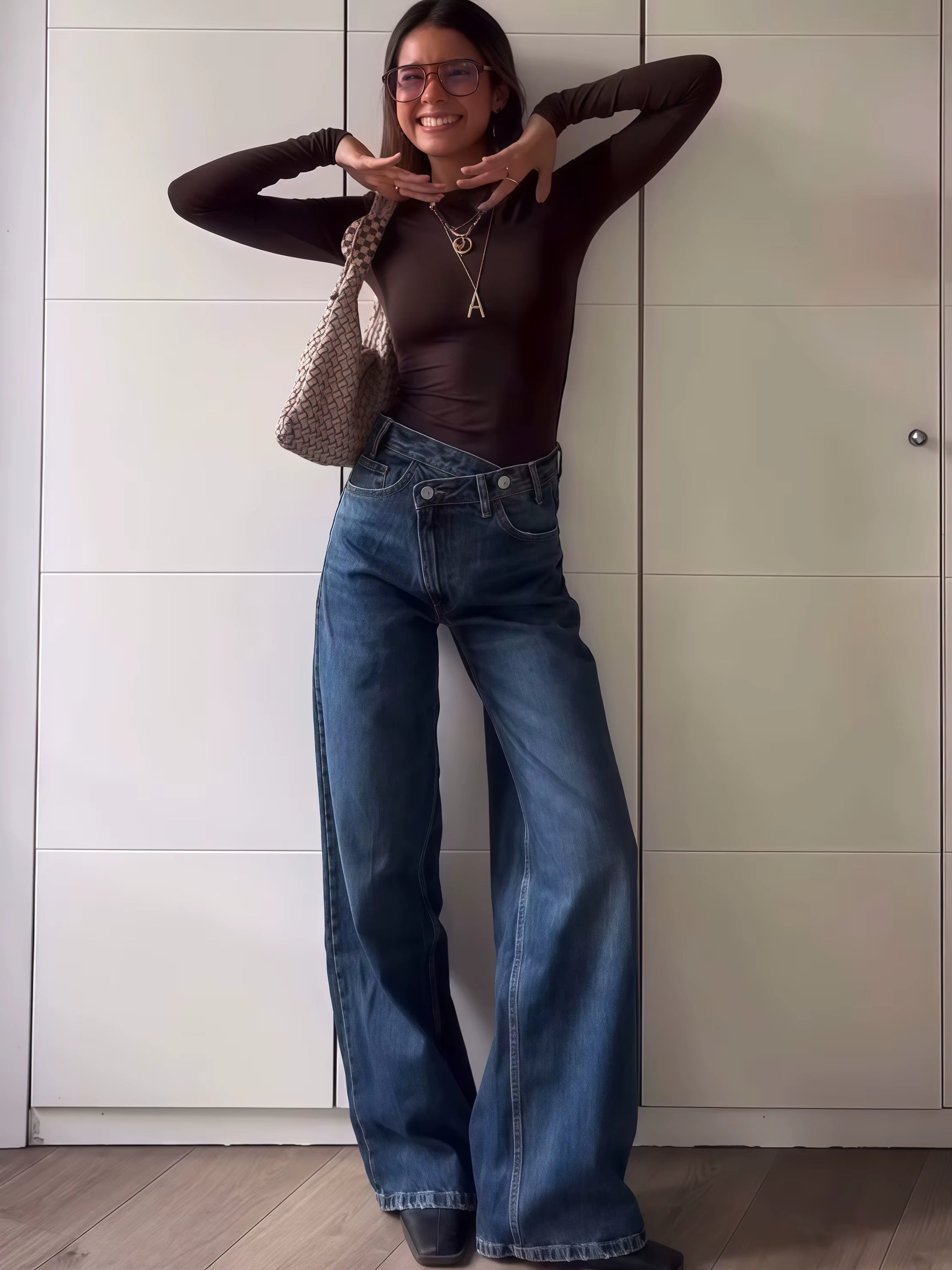 Julie | Wijde jeans – Hoge taille