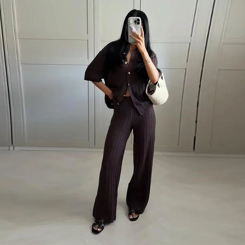 Amélie | Gebreide tweedelig setje