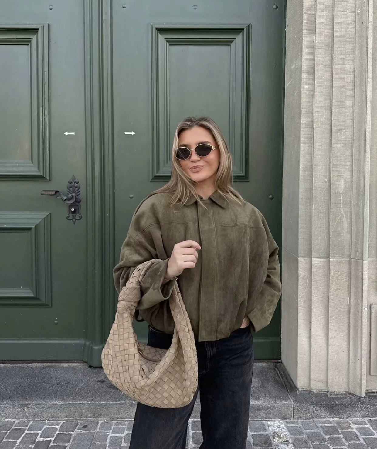 Mila Oversized Suède Jas